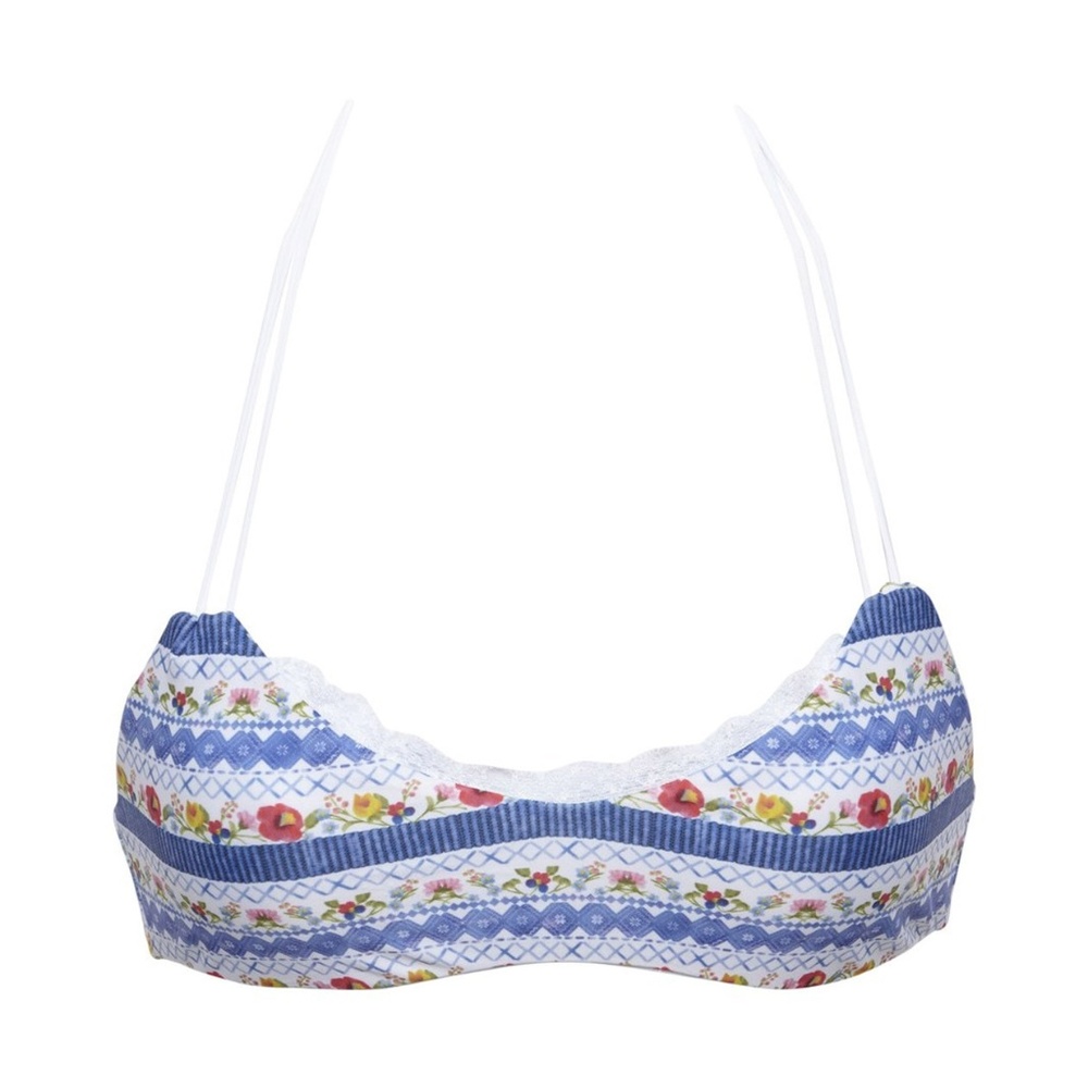 Floral Print Bikini Top